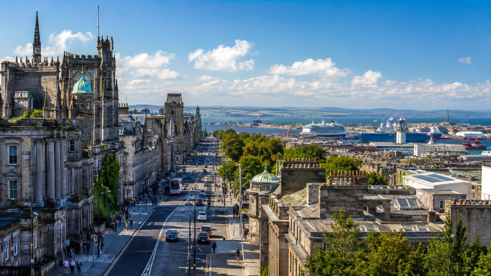Edinburgh – færgerejsemål