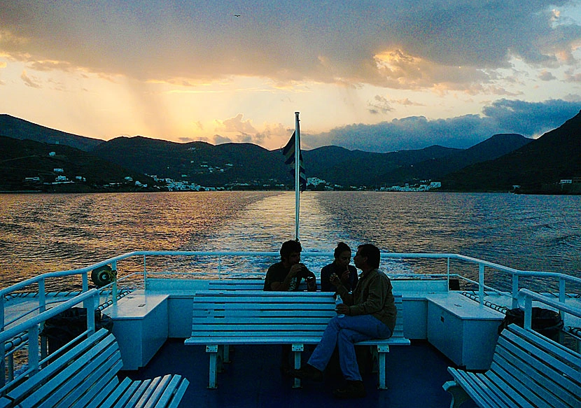 Færgehavnen i Amorgos