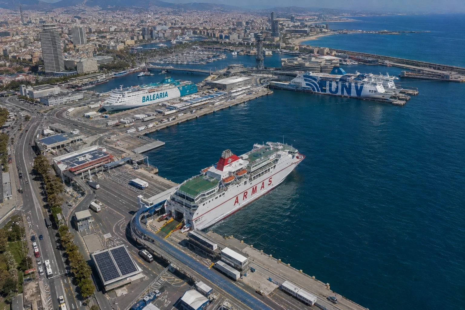 Barcelona – færgehavn og rejsemålsguide