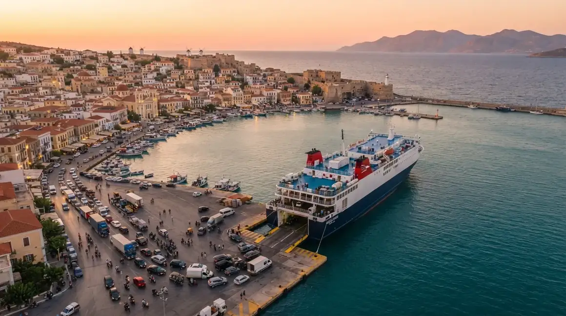 Færgehavnen i Chios