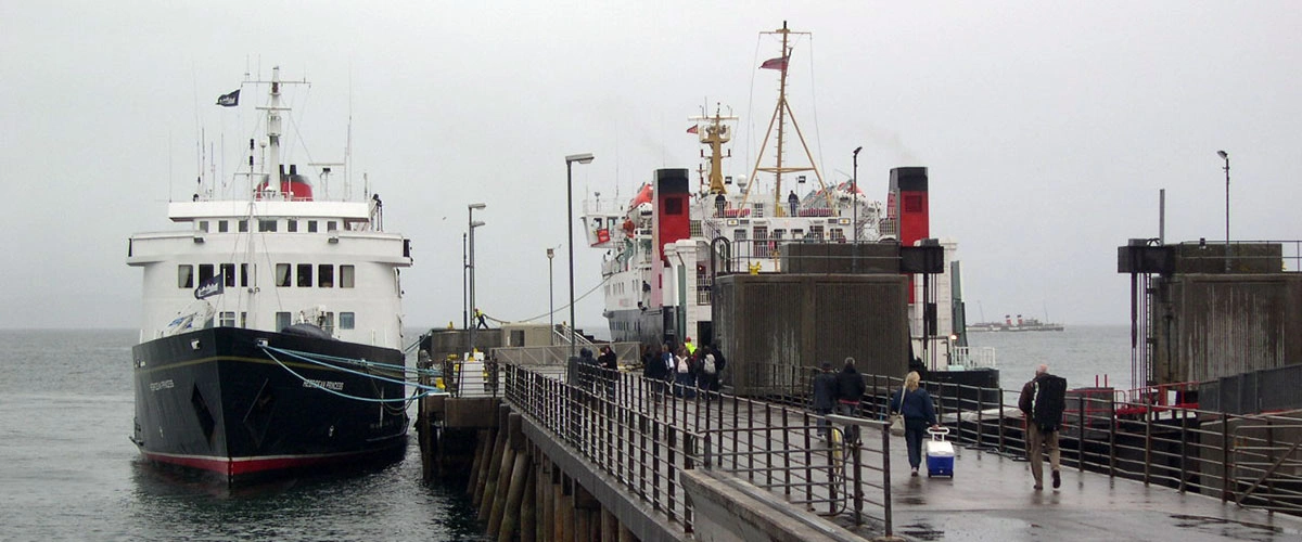 Færgerejse og havneinformation for Oban–Coll
