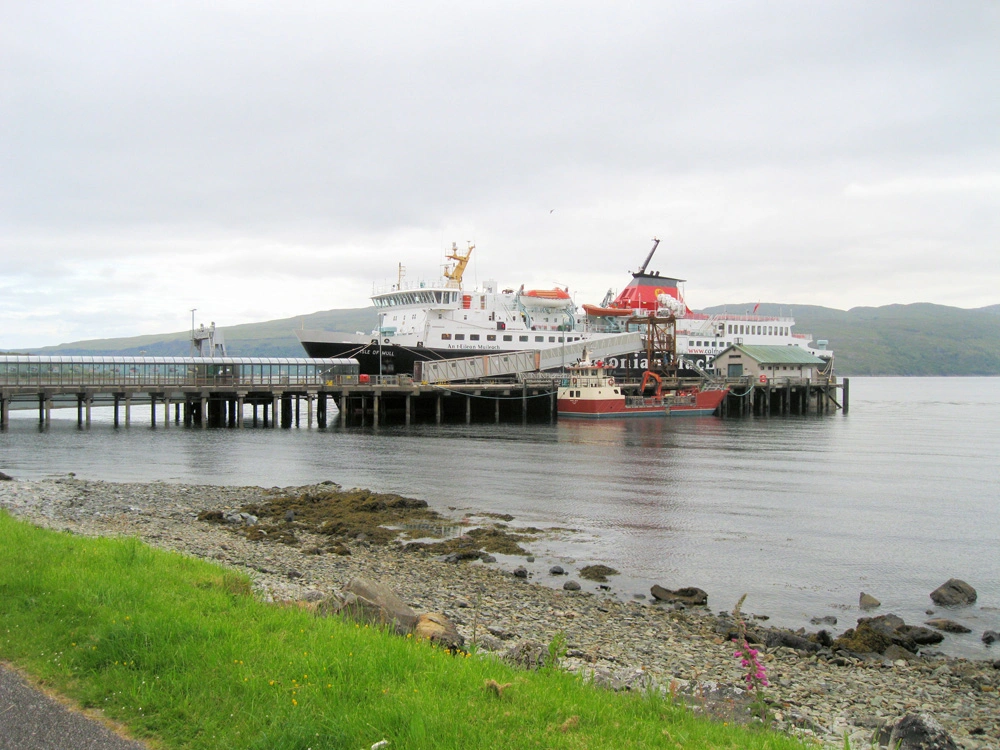 Færgerejse og havneinformation for Oban–Craignure