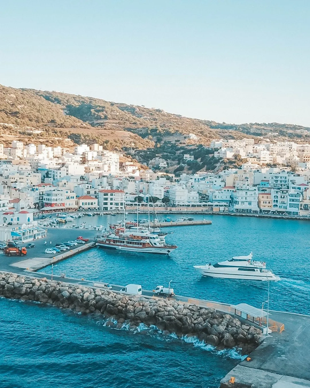 Færgehavnen i Karpathos