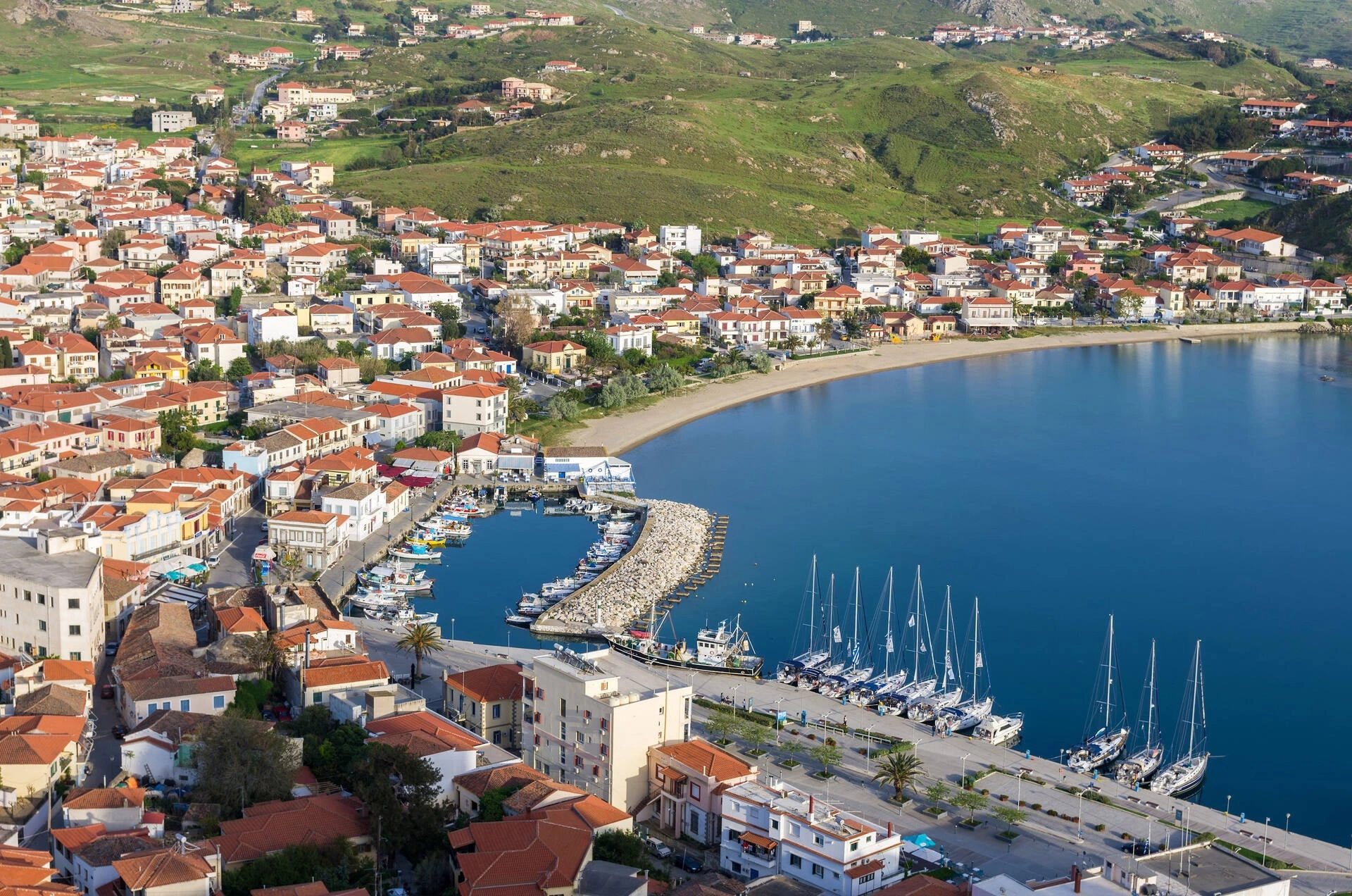 Færgehavnen i Lemnos