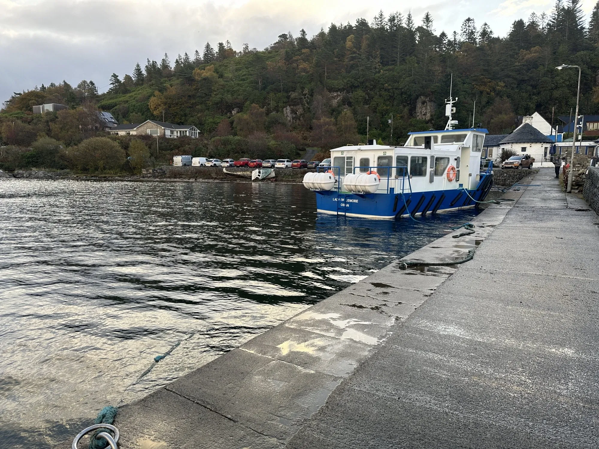 Færgerejse og havneinformation for Oban–Lismore