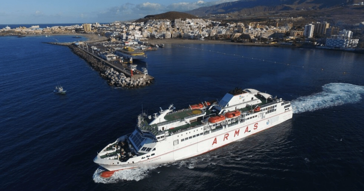 Færgerejse og havneinformation for Los Cristianos–San Sebastián de La Gomera