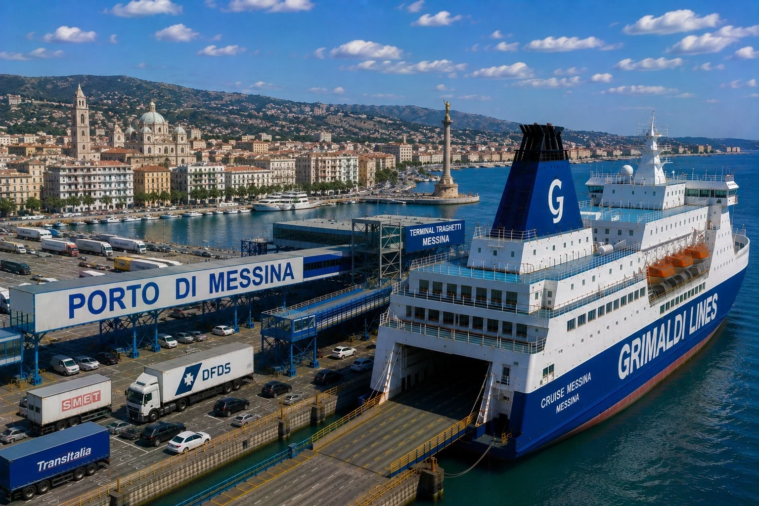 Færgerejse og havneinformation for Messina–Reggio Calabria