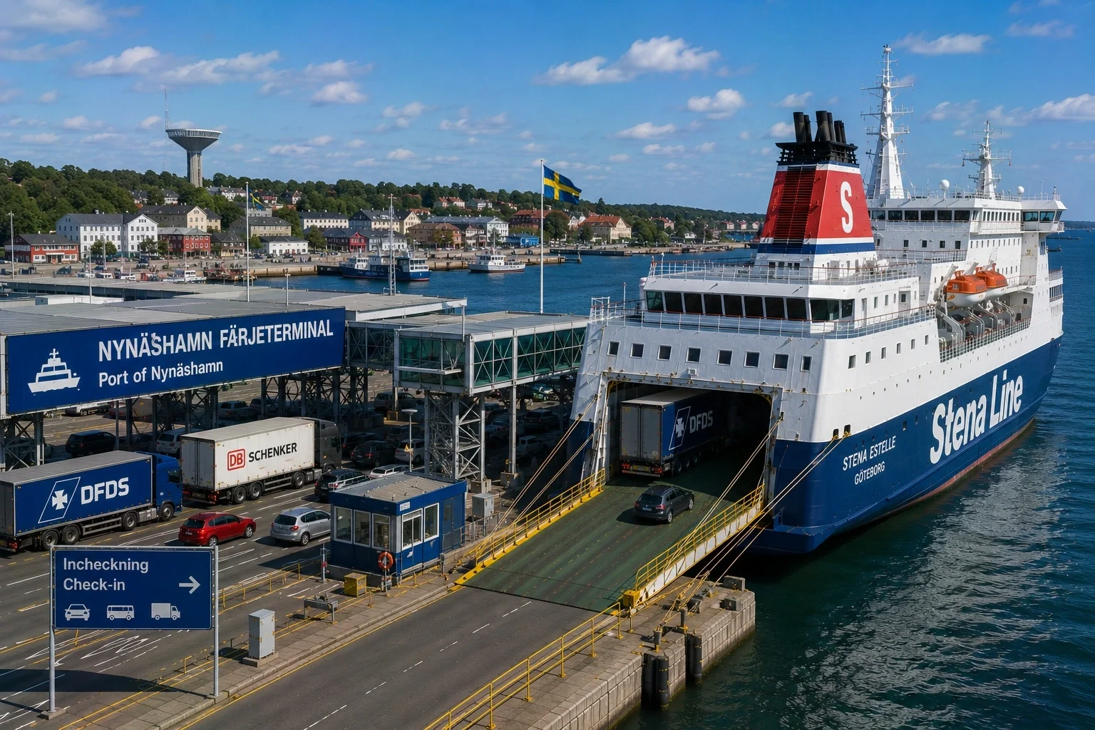 Færgerejse og havneinformation for Gdańsk–Nynäshamn