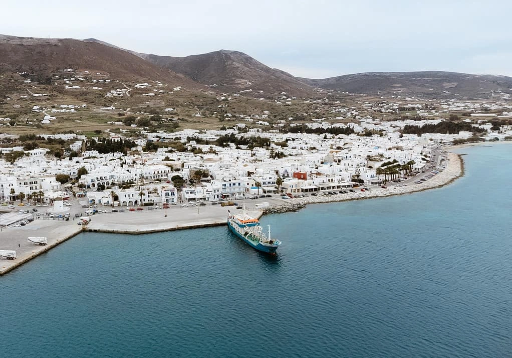 Færgehavnen i Paros (Parikia)