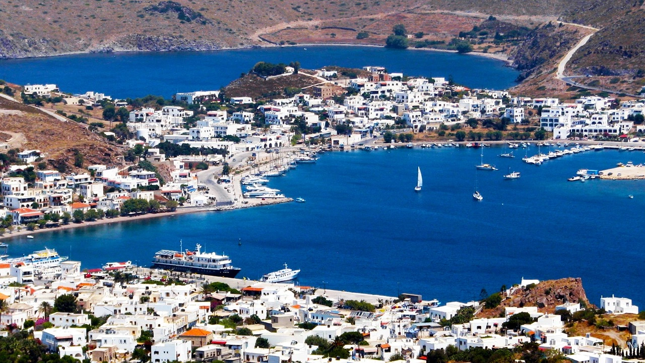 Færgehavnen i Patmos