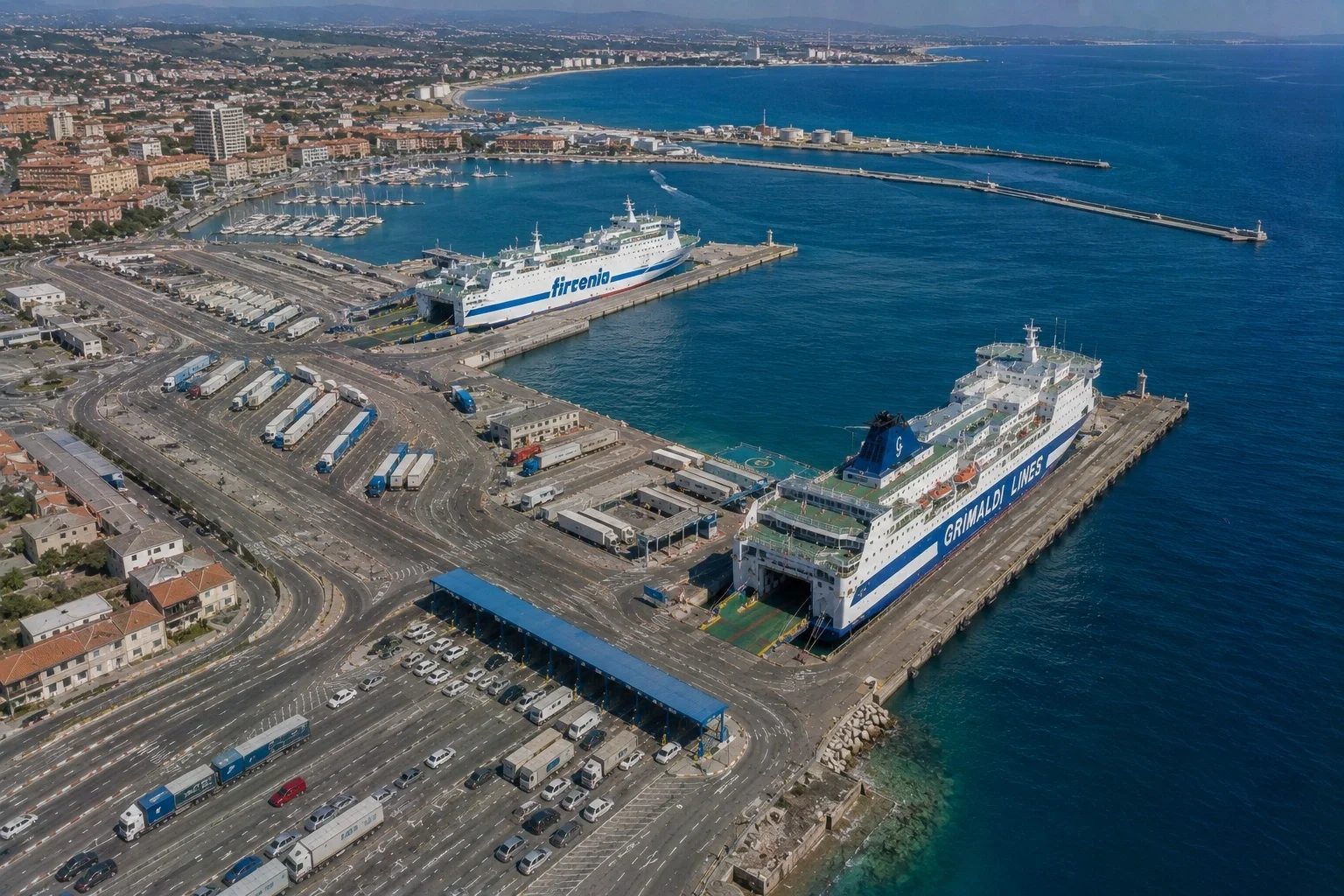 Færgerejse og havneinformation for Sète–Porto Torres