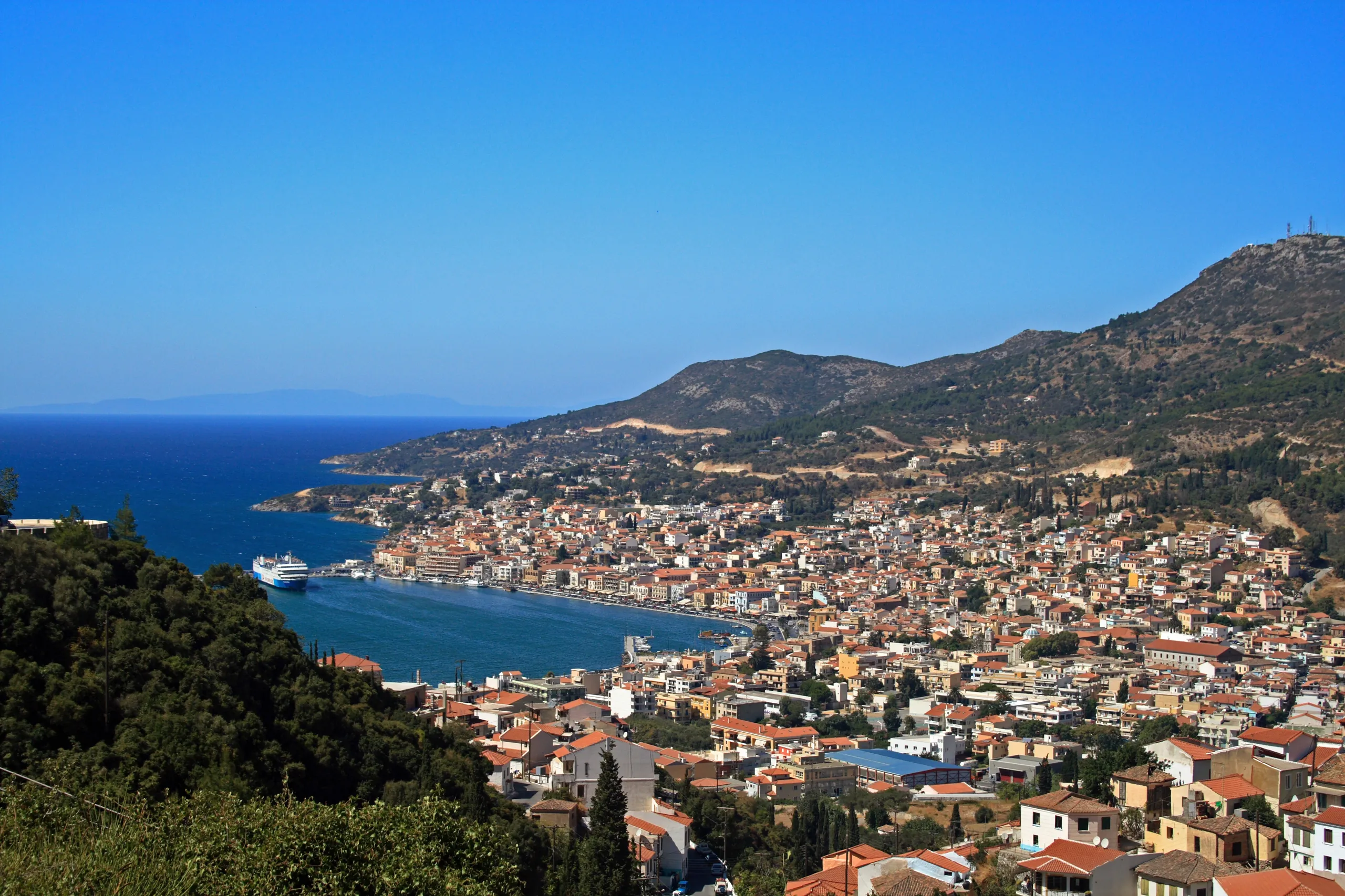 Færgehavnen i Samos