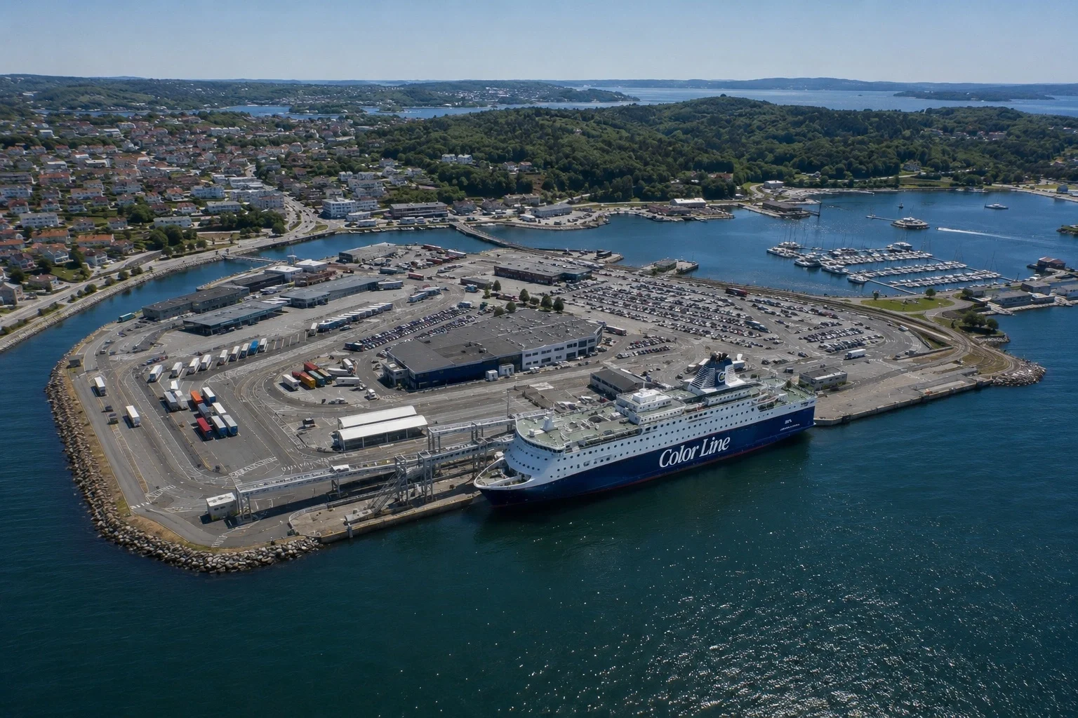 Færgerejse og havneinformation for Sandefjord–Strömstad