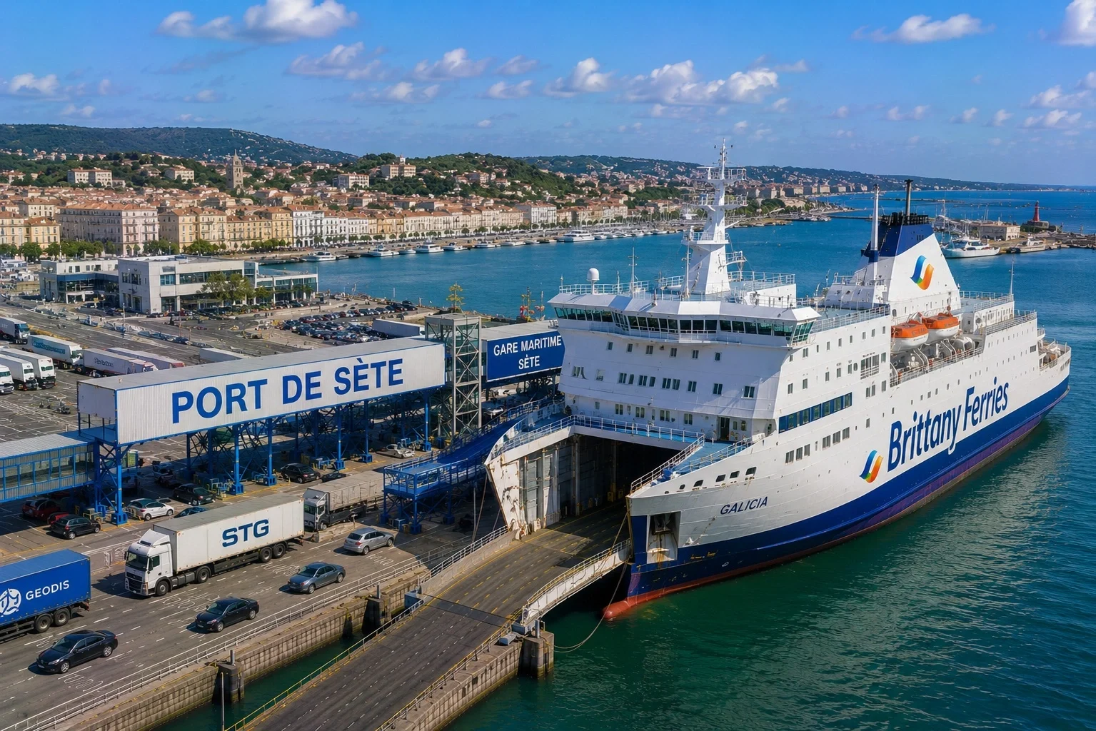 Færgerejse og havneinformation for Sète–Ajaccio