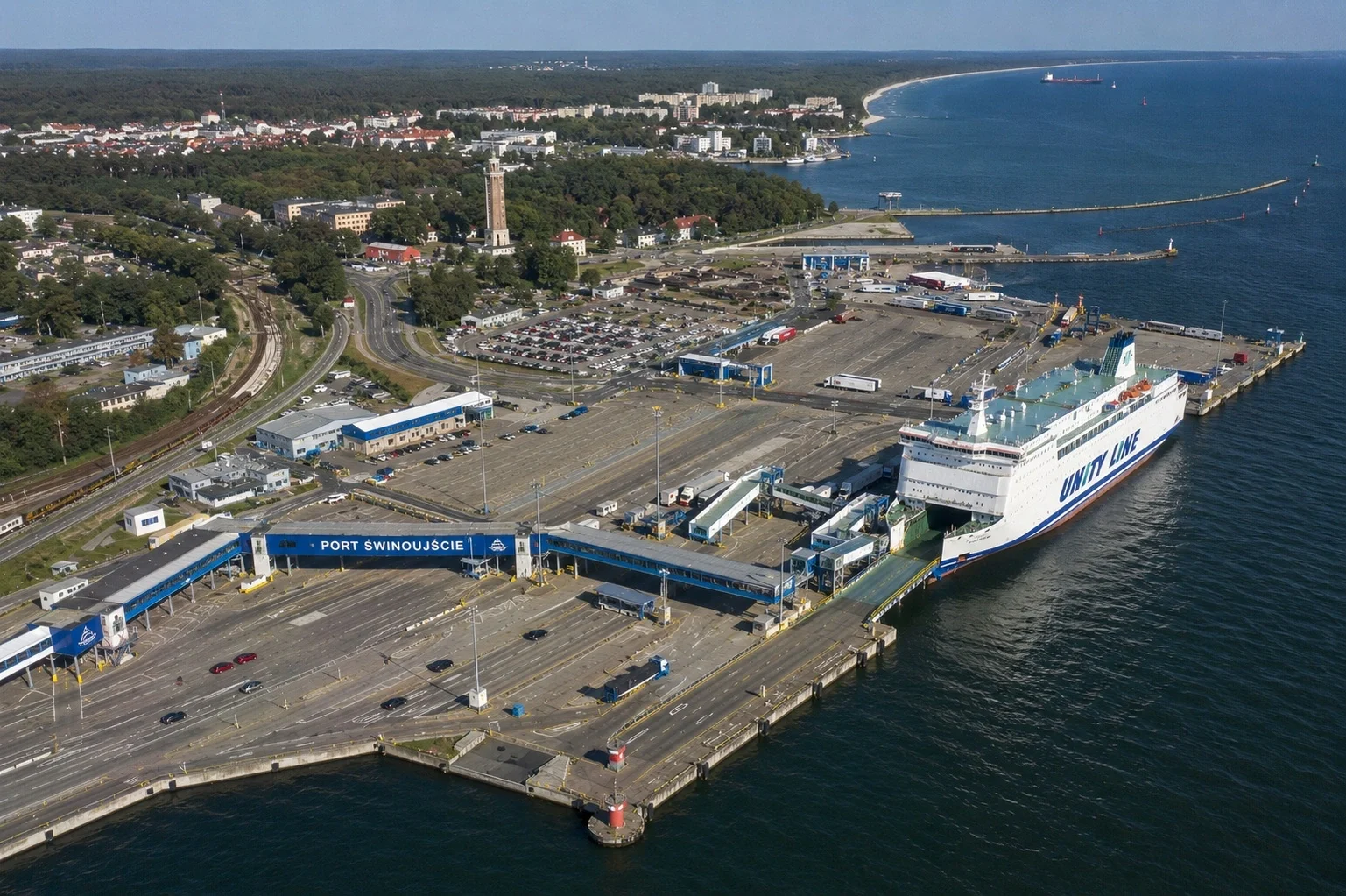 Færgehavnen i Świnoujście, Polen