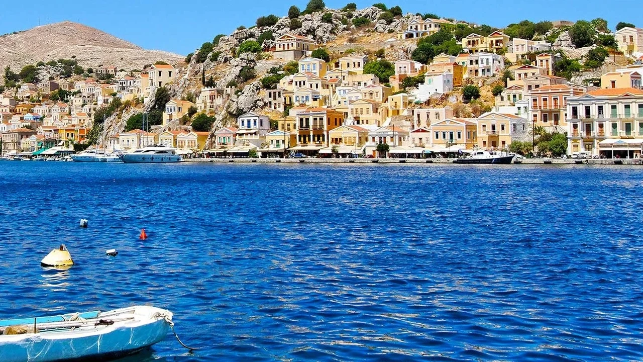 Færgehavnen i Tilos