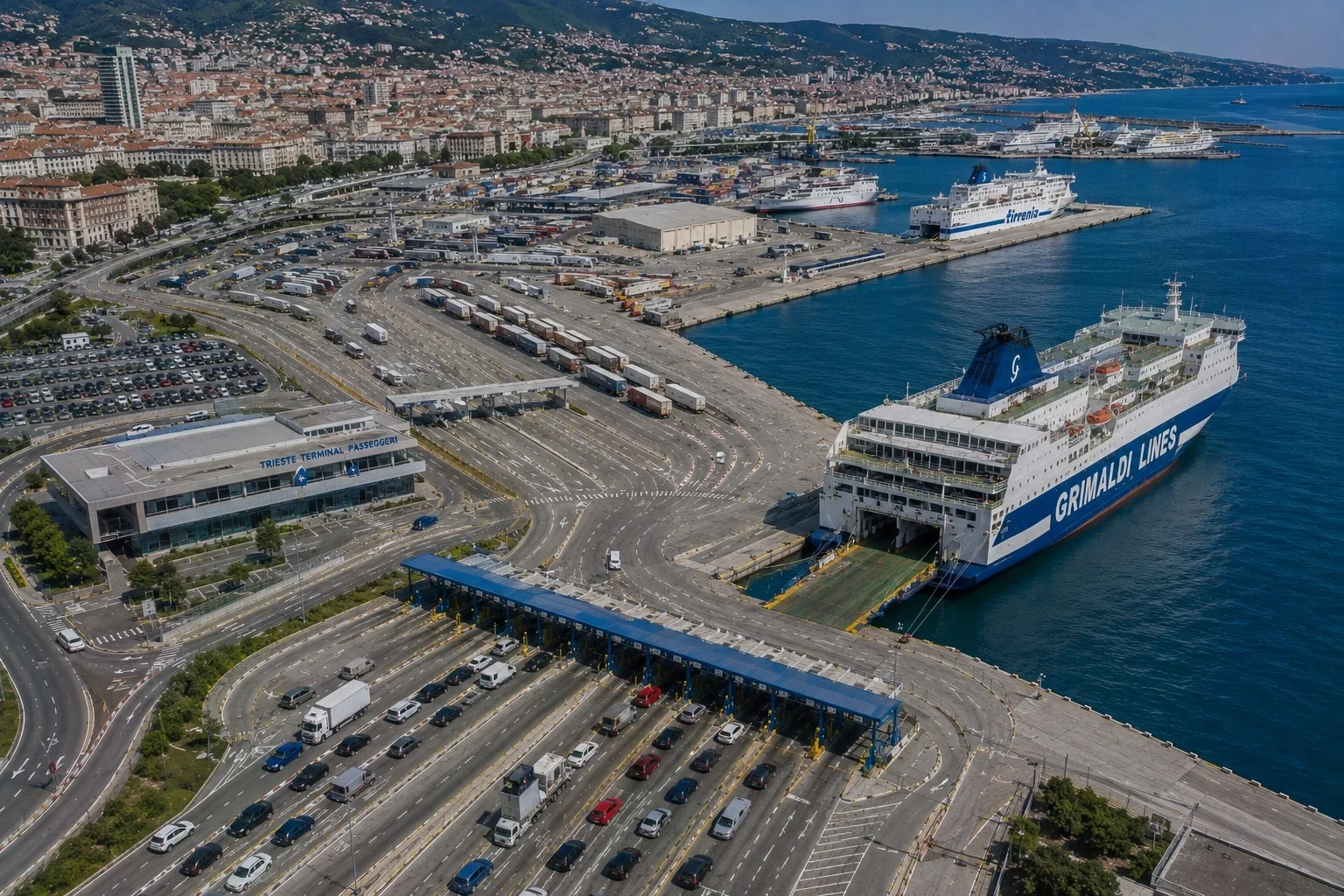 Færgerejse og havneinformation for Trieste–Durrës