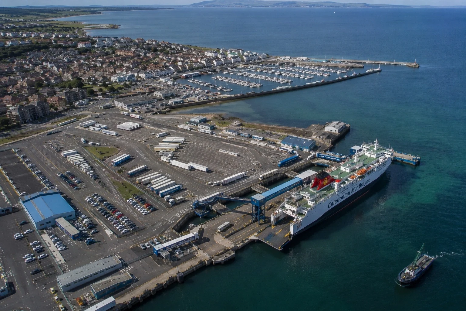 Færgerejse og havneinformation for Troon–Brodick
