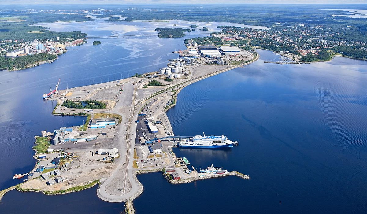 Færgehavnen i Umeå, Sverige