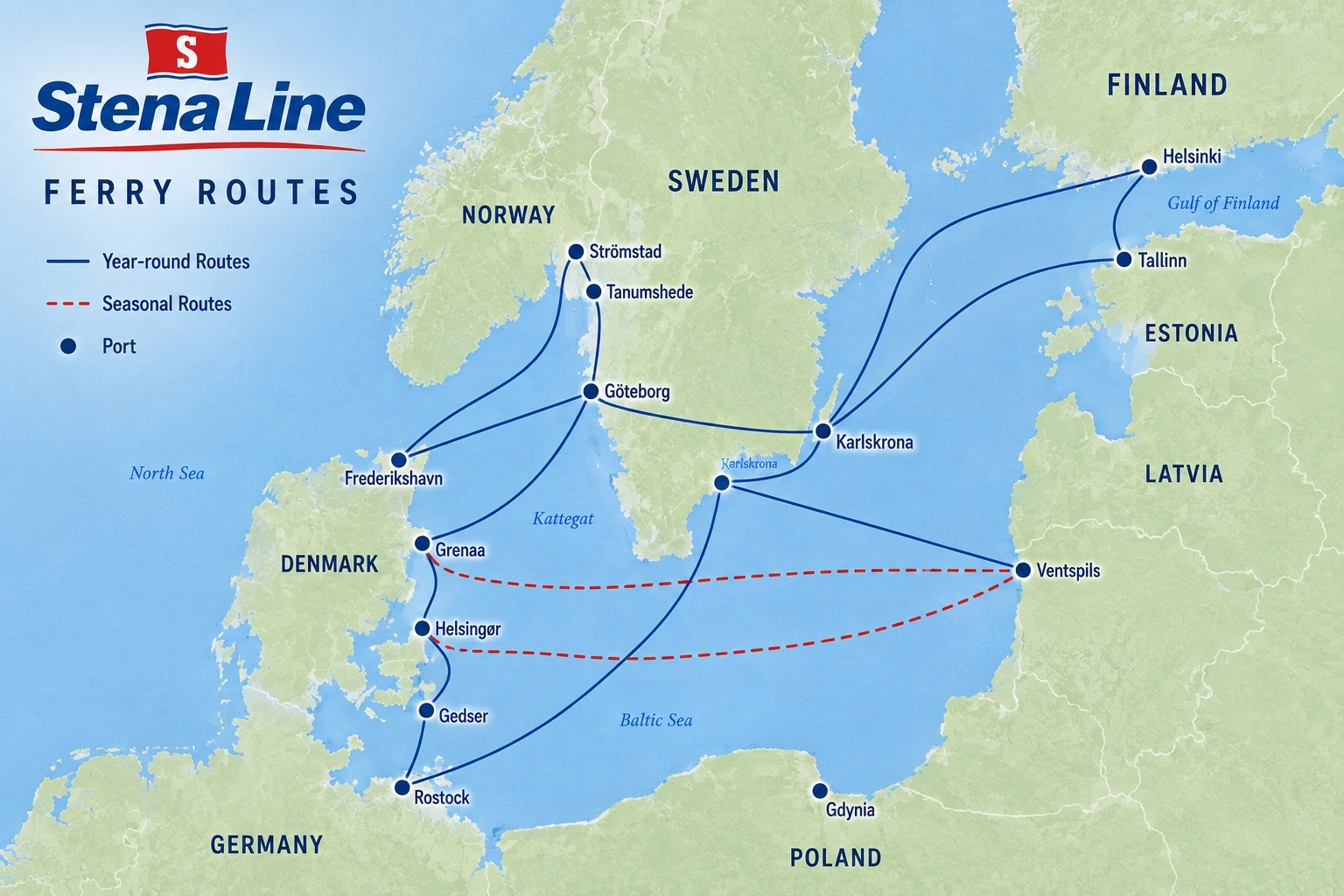 Stena Line – færgeselskab og rejseguide