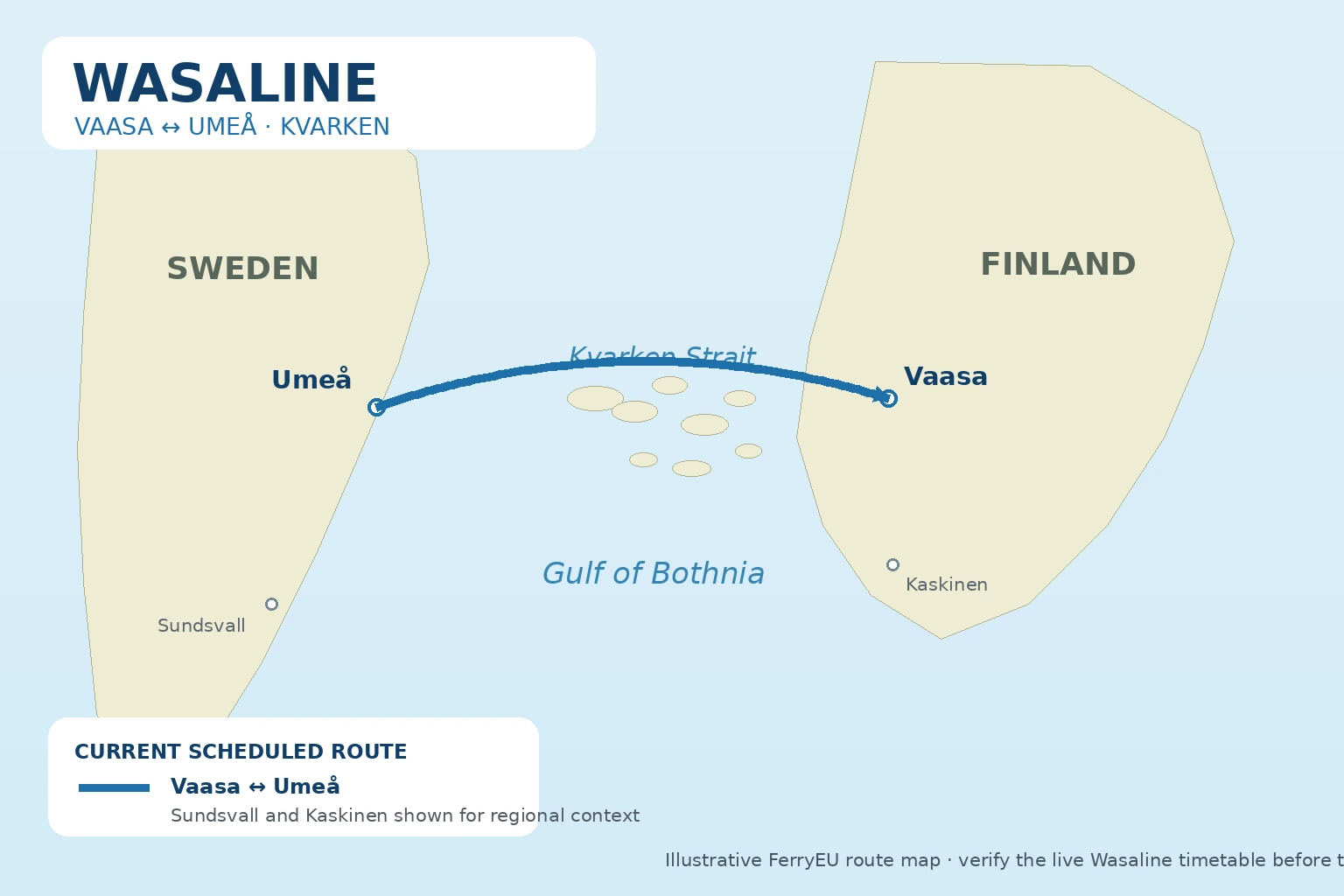 Wasaline – færgeselskab og rejseguide