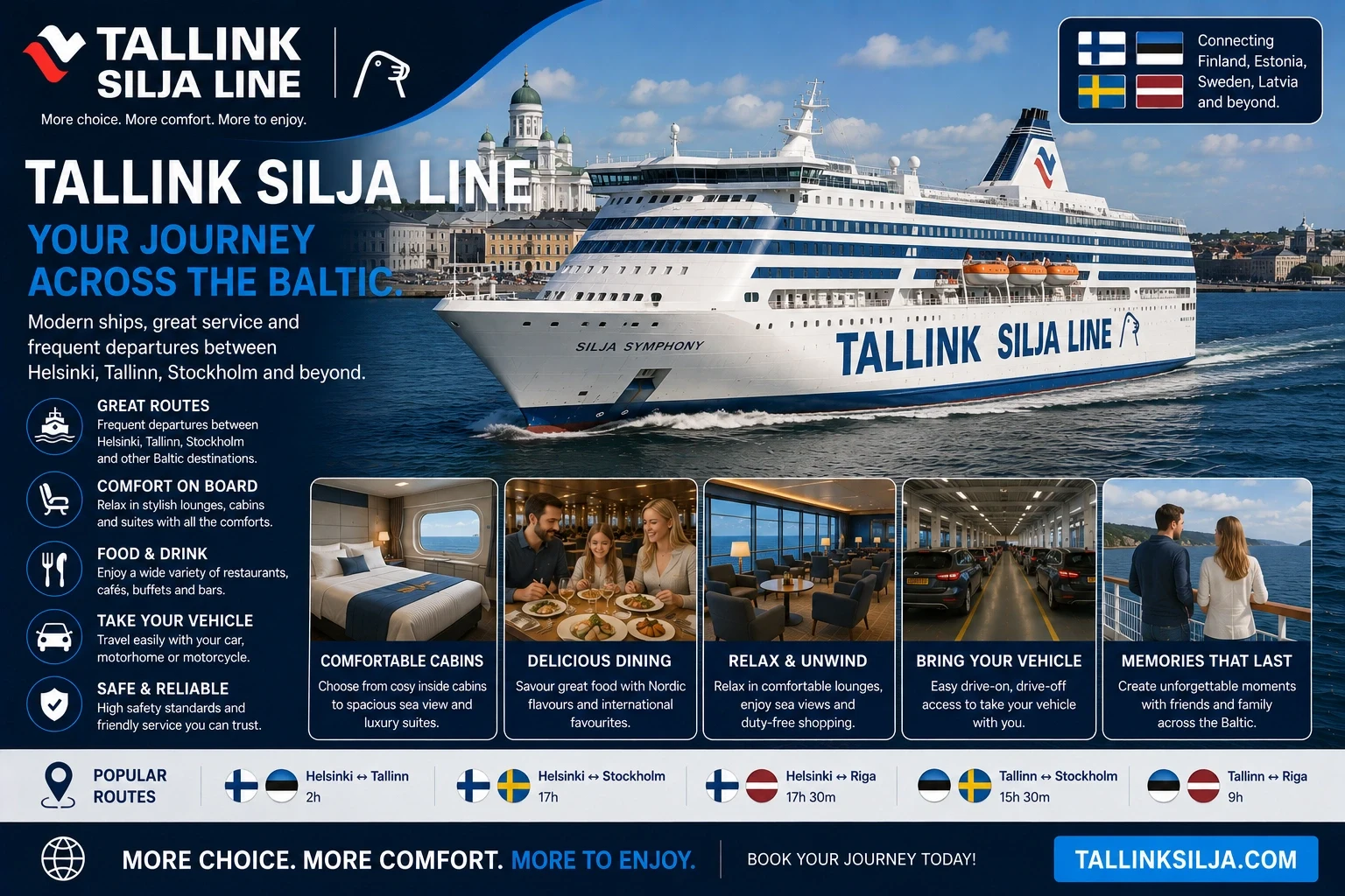 Tallink Silja Line – færgeselskab og rejseguide