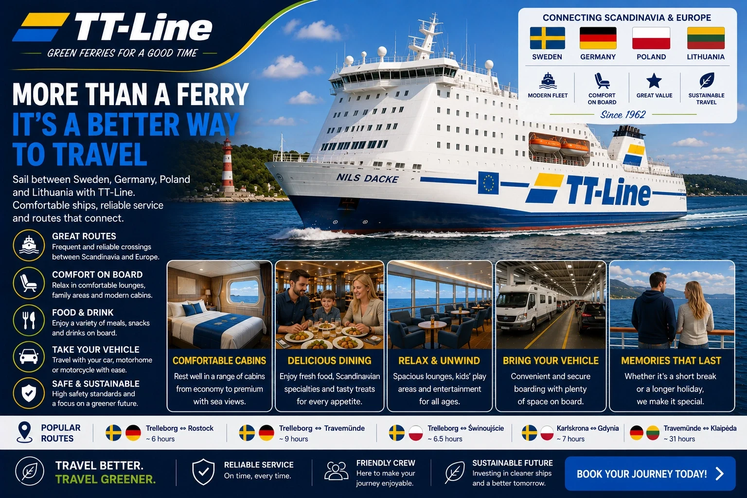 TT-Line – færgeselskab og rejseguide