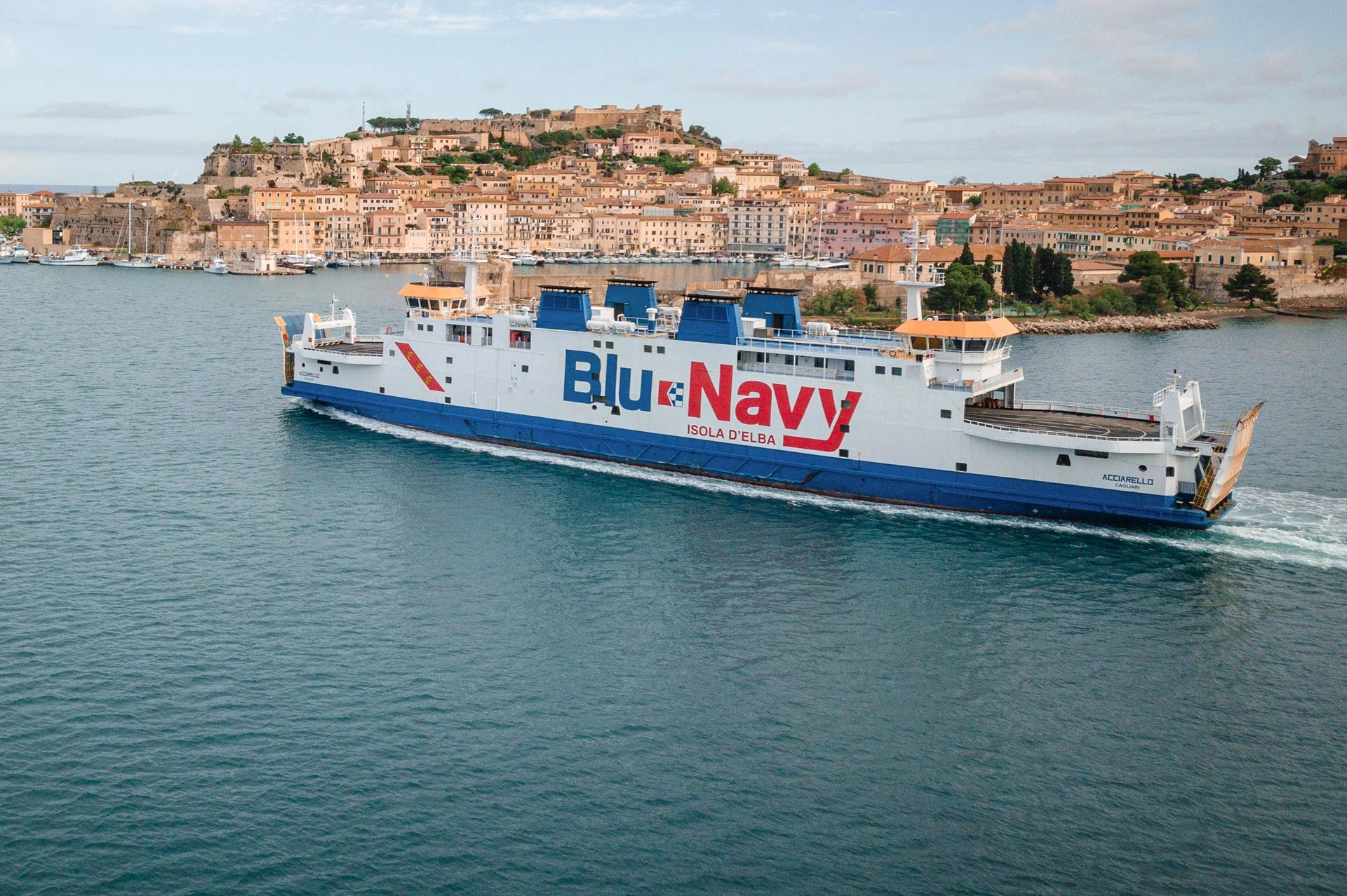 Færgerejse og havneinformation for Piombino–Portoferraio
